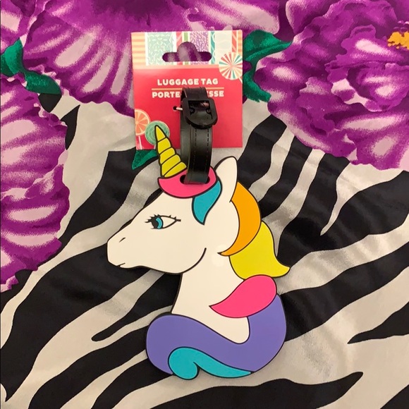 UNICORN LUGGAGE TAG NWT - Picture 2 of 5